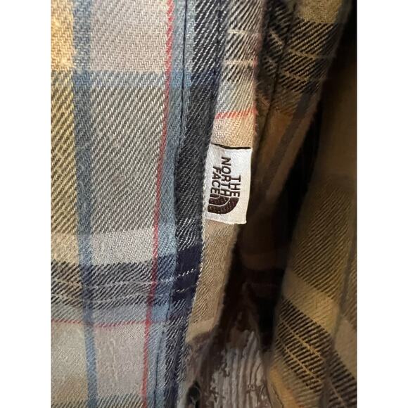 THE NORTH FACE MENS LONG SLEEVE BUTTON DOWN PLAID FLANNEL SIZE M - Picture 15 of 16